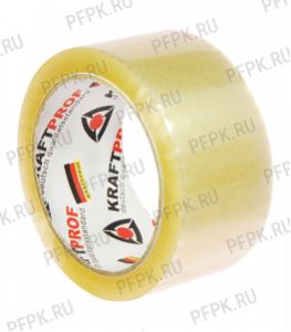 Клейкая лента 48х66 [45 мкм] Арт.450354 Прозрачная KRAFTPROF [6/36]
