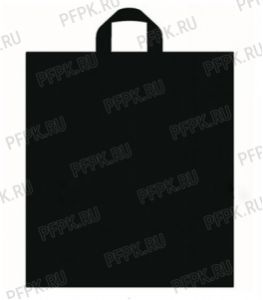 Хозяйственная сумка ВТОРСЫРЬЕ П/Э Черная [10/100]