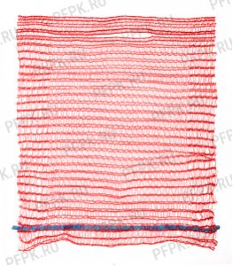 Сетки-мешки овощные 45х75 (до 30 кг) с завязками Красные [100/2000]