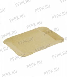 Тарелка картонная 13х20 см молоко [100/1000]