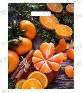 НГ ГЛЯНЕЦ проруб. 31х40+3 (60 мкм) ПВД, ТИКО Аромат праздника [50/500]