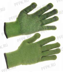 Перчатки зимние акриловые ТОЧКА Хаки [10/100]