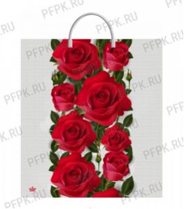 Пакет с пласт.руч. ФОТОПЕЧАТЬ 40х44 (100 мкм) ТИКО Волшебные розы [10/100]