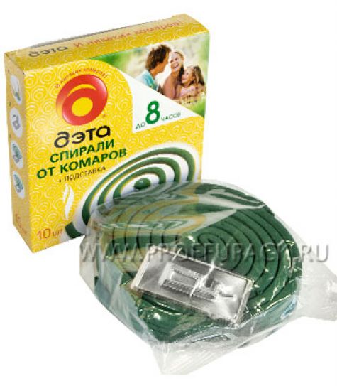 Спирали ДЭТА (уп. 10 шт.) [1/30]