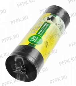Мешки д/м, 120л РОМАШКА ПРАКТИЧНЫЕ [рул.20шт] ВР-0061 ПВД 70х110 Черные МН [1/10]