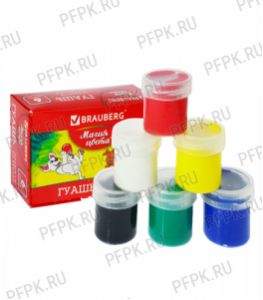 Гуашь 6 цветов, 20мл. Магия цвета (190-555) [1/36]