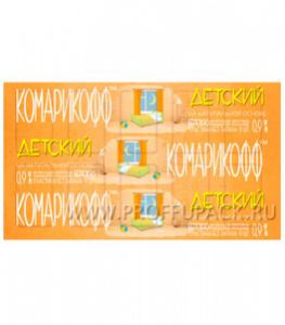 Пластины КОМАРИКОФФ (лист 10 шт.). В шоу-боксе [1/250]