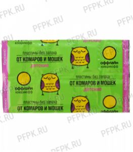 Пластины КОМАРИКОФФ (лист 10 шт.). Бережно [1/250]