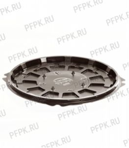 Тортница круг. d193мм Т-192 ДНО коричневая КОМУС (без крышки) ПС Шип [1/190]