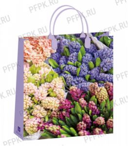 Сумочка из мягкого пластика 03 (41х32х10) большая BAL-182 (Букет NEW) [20/200]