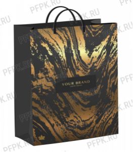 Пакет СОФТПЛАСТ с пласт.ручкой 40х30 (140мкм) мяг.пластик ТИКО Золотой бренд [1/40]