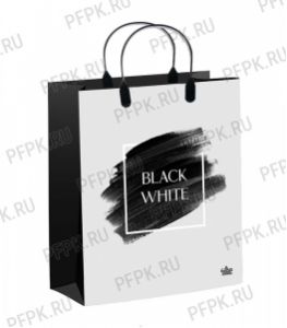 Пакет СОФТПЛАСТ с пласт.ручкой 40х30 (140мкм) мяг.пластик ТИКО Черно-белая история [1/40]