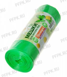 Мешки д/м, 120л РОМАШКА ПРЕМИУМ [рул.10шт] ПВД 70х110 ЦВ Зеленые ВР-0054(Б) [1/12]