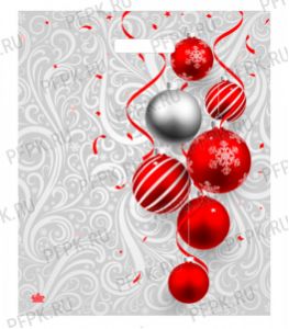 НГ ГЛЯНЕЦ проруб. 38х45+3 (60 мкм) ПВД, ТИКО Алый серпантин [50/500]