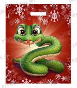 НГ ГЛЯНЕЦ проруб. 38х45+3 (60 мкм) ПВД, ТИКО Символ спокойствия [50/500]