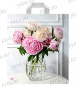 ДЕТСКИЙ 36х40+3 (37мкм) ПНД, ТИКО Роскошные пионы [50/300]