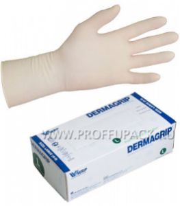 Перчатки латексные ЧЗ DERMAGRIP EXTRA (Экстра) L [25/250]