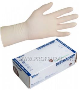 Перчатки латексные ЧЗ DERMAGRIP EXTRA (Экстра) XL [25/250]