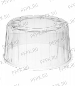 Тортница круг. d220мм Т-218 КРЫШКА h118мм КОМУС (крышка к Т-218Д) ПС V4450мл [1/170]