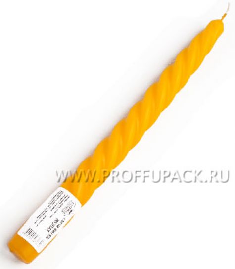 Свеча витая Желтая (401-473) [45/45]