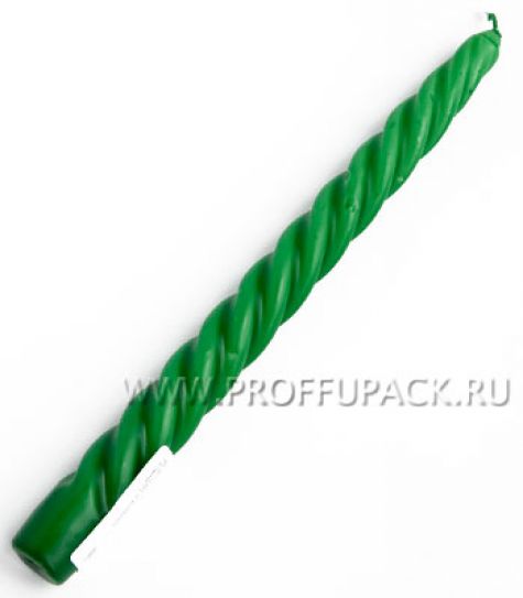 Свеча витая Зеленая (401-474) [45/45]