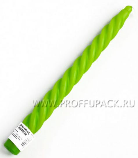 Свеча витая Салатовая (401-475) [45/45]