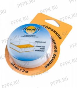 Клейкая лента двухсторонняя вспененная 24х2 AVIORA Белая (302-016) [1/180]