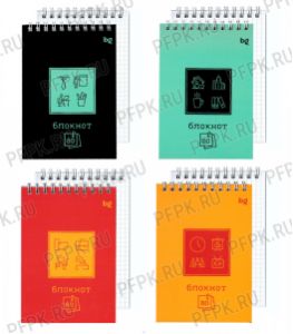 Блокнот А6 (80 листов) на гребне Моноколор с удобством (367-835/Б6гр80 59763) [12/72]