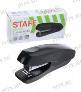 Степлер №24, до 20л. STAFF Everyday черный (228-739) [1/180]