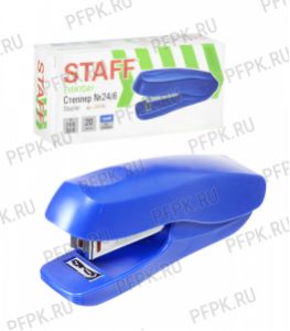 Степлер №24, до 20л. STAFF Everyday синий (228-740) [1/180]