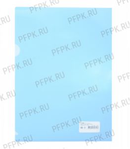 Папка-уголок жесткая А4 Синяя (343-196/ММ-32259) [20/500]