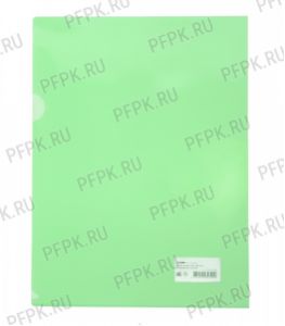 Папка-уголок жесткая А4 Зеленая (343-197/ММ-32260) [20/500]