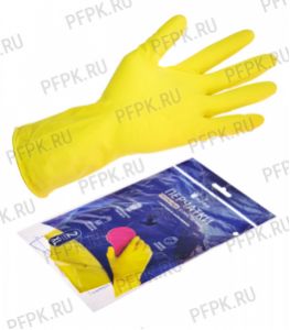 Перчатки латексные с хлопковым напылением XL (KHL004HB Libry) [12/240]