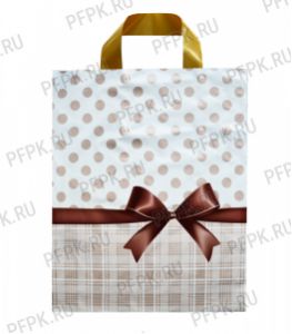 ПРЕСТИЖ 28х35 (55 мкм) ПВД, ТИКО Шоколадный бант [50/700]