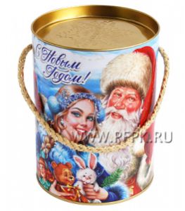 Картонная туба 0,6-0,7кг, диаметр 120мм Праздник [1/23]