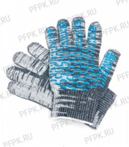 Перчатки ВОЛНА 5-нитка 10-класс 53гр (Китай) Серые [10/400]