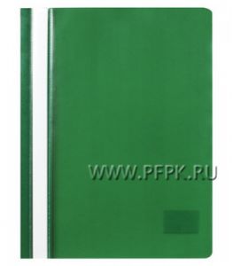 Папка-скоросшиватель А4, стандарт (до 100 листов) STAFF Зеленая (225-728) [25/500]