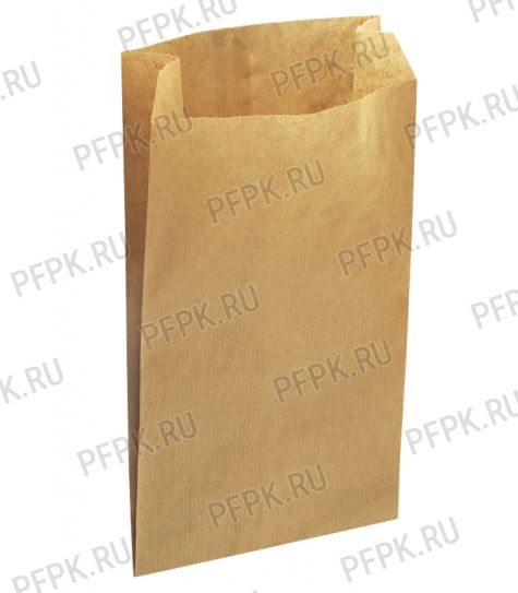 Пакет бум. плоское дно 140х60х250,крафт [1/2500]