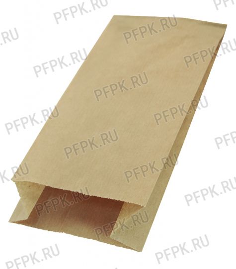 Пакет бум. плоское дно 90х40х210,крафт [100/1000]