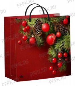 НГ СОФТПЛАСТ с пласт.ручкой 30х30 (140мкм) мяг.пластик ТИКО Калина красная [1/40]