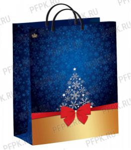 НГ СОФТПЛАСТ с пласт.ручкой 30х40 (140мкм) мяг.пластик ТИКО Золотой презент [1/40]