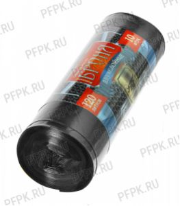 Мешки д/м, 120л РОМАШКА БРОНЯ [рул.10шт] ВР-0010 ПВД 70х110 Двухслойные черные [1/10]