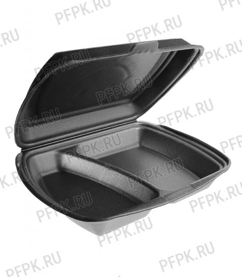 Ланч-бокс ВПС 2-секционный СМАЙЛ Черный [100/100]