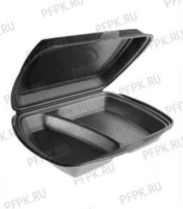 Ланч-бокс ВПС 2-секционный СМАЙЛ Черный [100/100]
