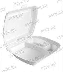 Ланч-бокс ВПС 3-секционный СМАЙЛ Белый [100/100]