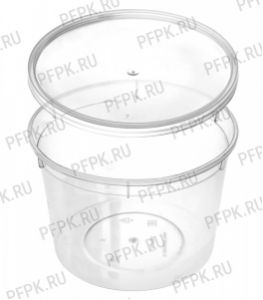 Ведро 0,5л, д-р 112мм БЕЗ РУЧКИ (с крышкой ) [1/198]