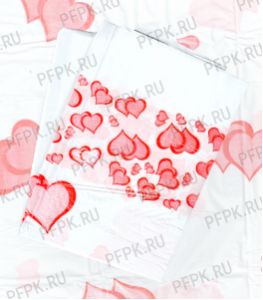 Скатерть 110х220 ПЭВД с рисунком Сердечки [1/200]