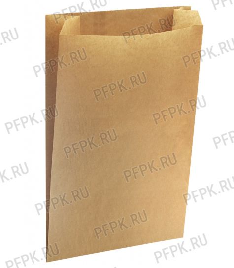 Пакет бум. плоское дно 250х100х390,крафт [1/1000]