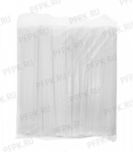 Трубочки для молочного коктейля 8х240мм в индивид. упаковке (уп. 250 шт.) Прозрачные [1/16]