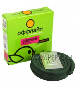 Спирали КОМАРИКОФФ (уп. 10 шт.) БЕРЕЖНО [1/60]